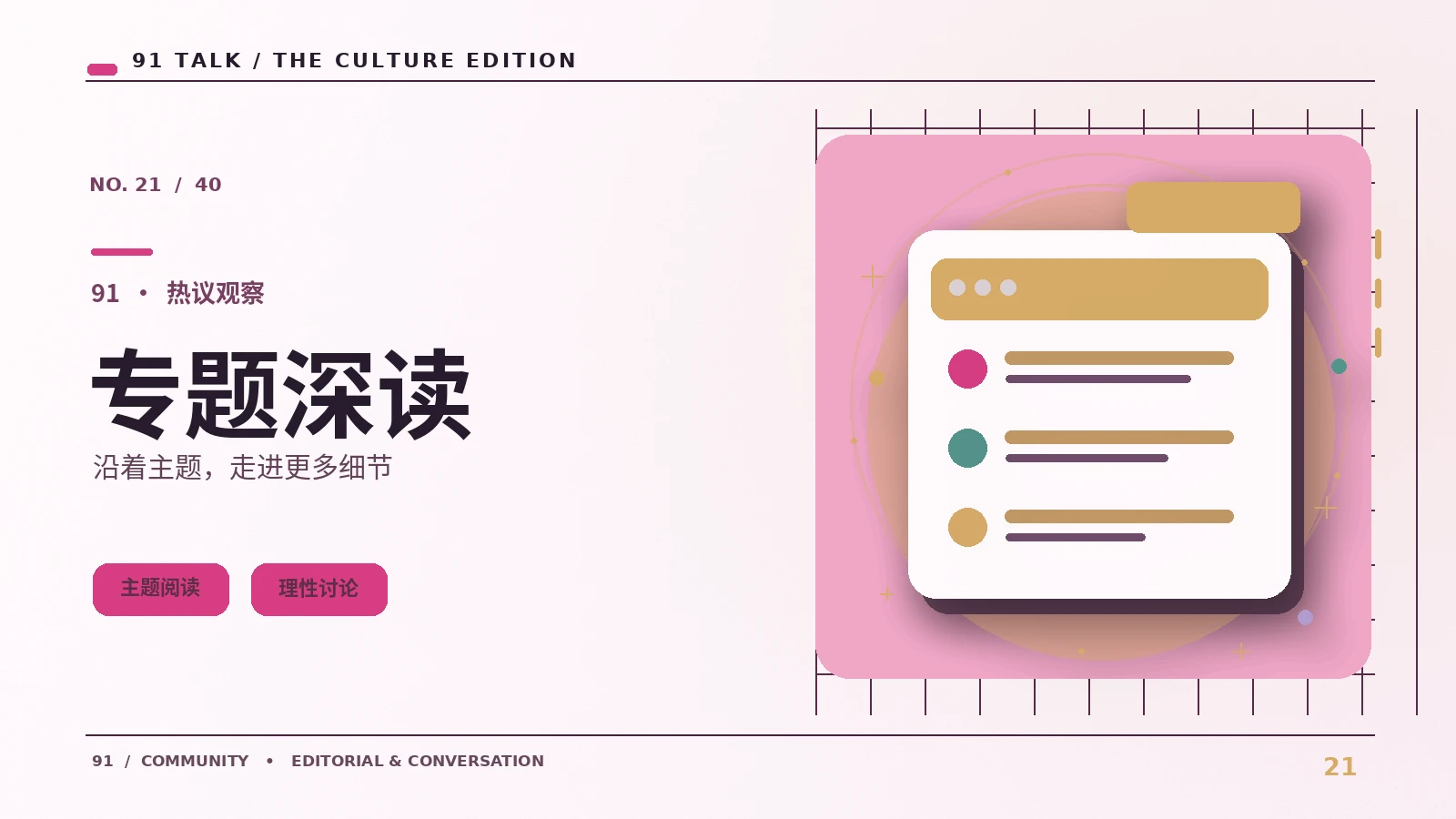 观点与专题专刊